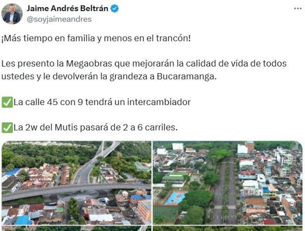 Propuestas de Jaime Beltrán para el Concejo de Bucaramanga