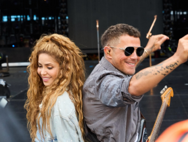 Shakira y Alejandro Sanz