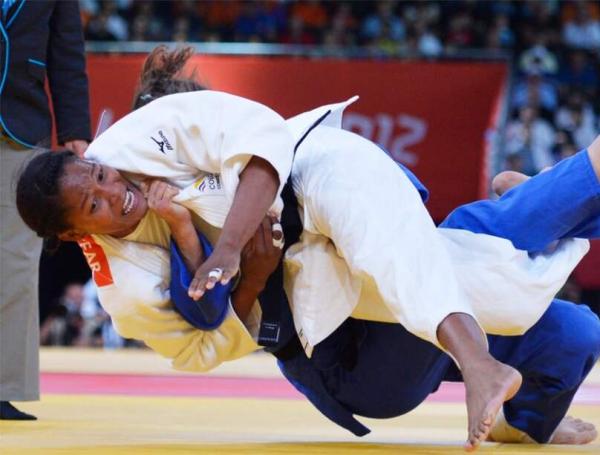 Yuri Alvear, durante su participación en Londres 2012