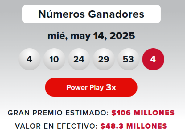 Powerball resultados