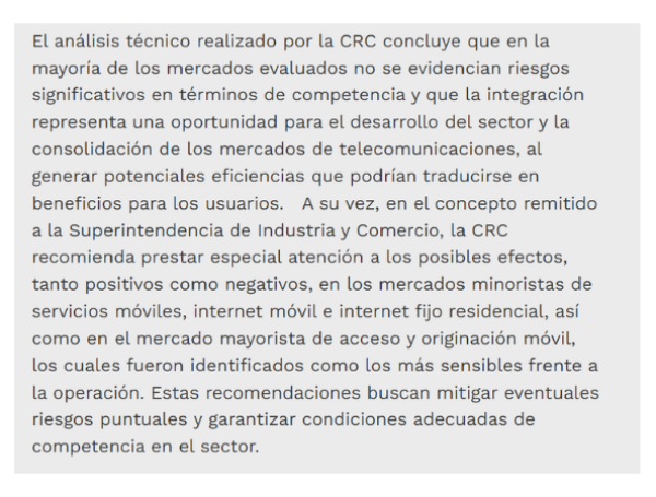 Concepto de la CRC