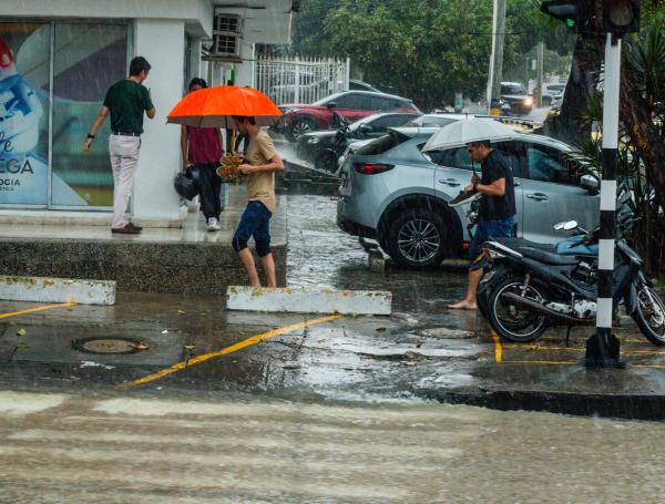 Lluvias en Barranquilla.