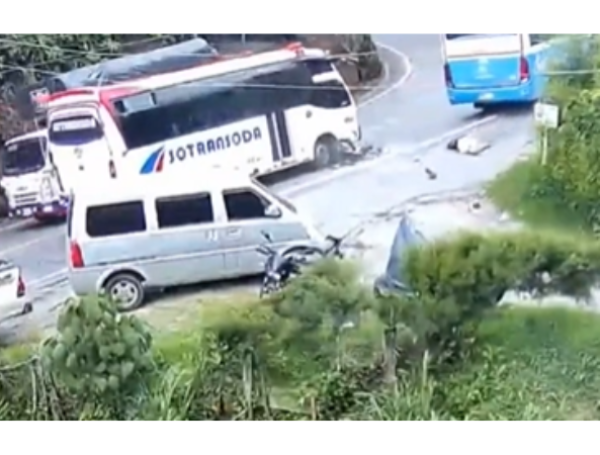Fatal accidente en Antioquia.