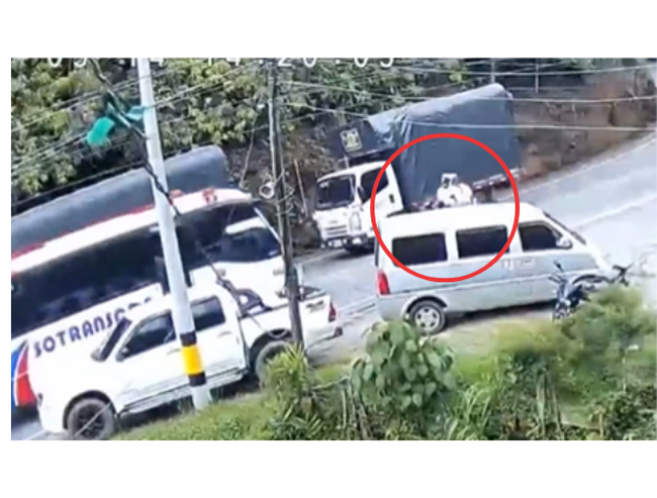Fatal accidente en Antioquia.