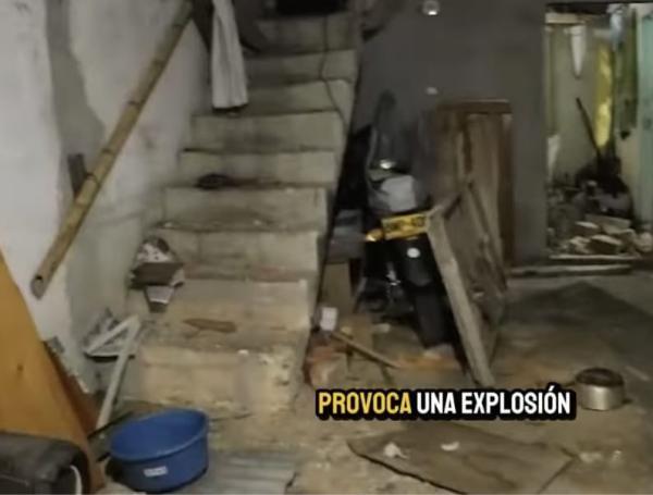 Una persona, al parecer, alicorada encendió un cilindro de gas en Nariño.