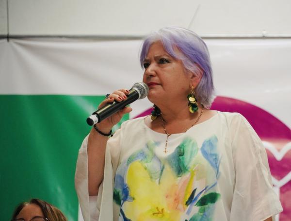 Gloria Flórez, senadora del Pacto y presidenta de la Colombia Humana.