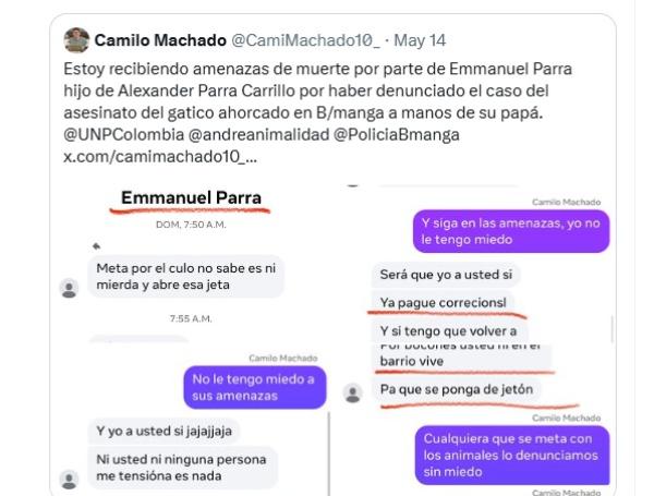 El concejal Camilo Machado ha denunciado amenazas.