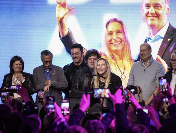 Javier Milei en las elecciones