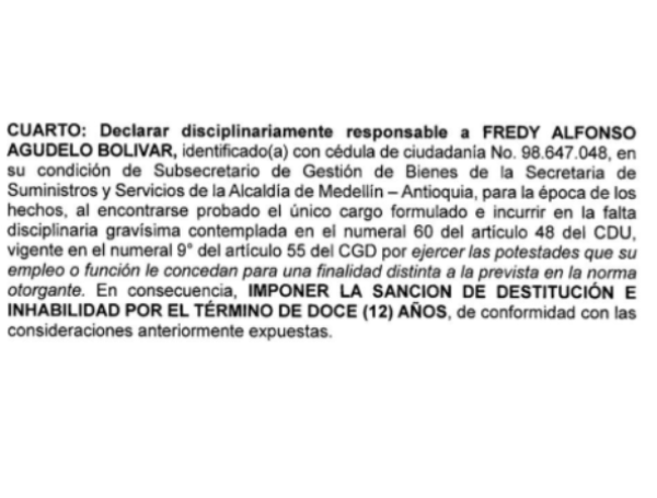 Informe de la Procuraduría