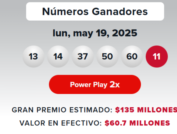 Powerball resultados