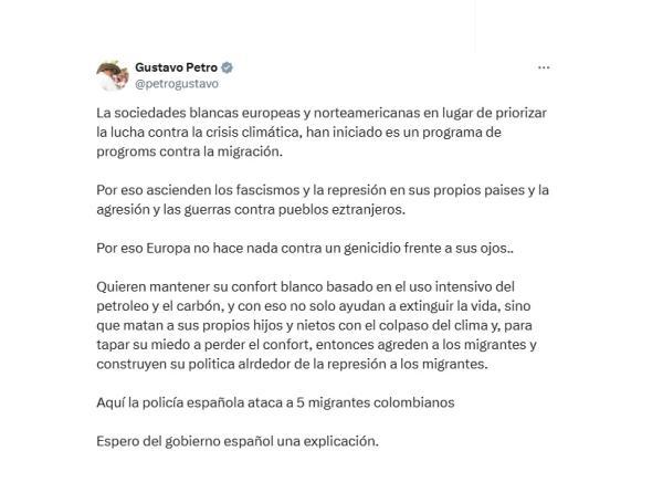 Trino del presidente Gustavo Petro.