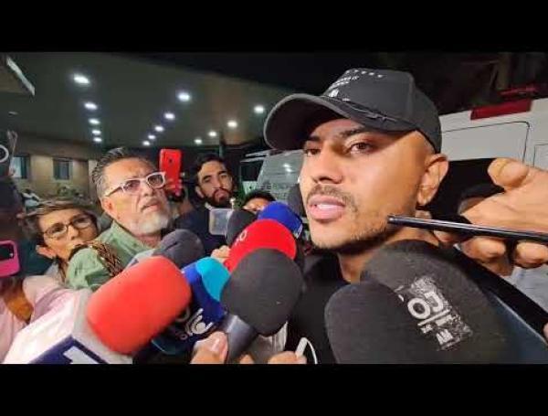 Padre del niño que fue liberado.