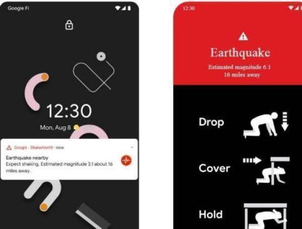 Alerta sísmica de Google en Colombia