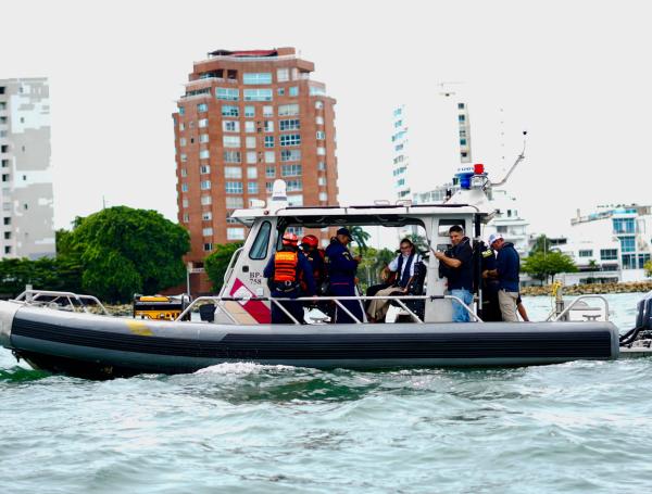 Operativo de búsqueda de Tatiana Hernández en Cartagena.
