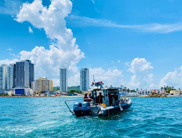 Operativo de búsqueda de Tatiana Hernández en Cartagena.