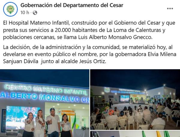 Hospital Materno Infantil de La Loma.