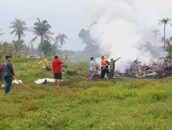 Tres muertos en accidente de helicóptero