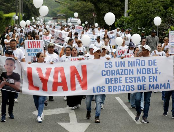 Lyan Hortúa, niño liberado tras secuestro extorsivo en Jamundí.