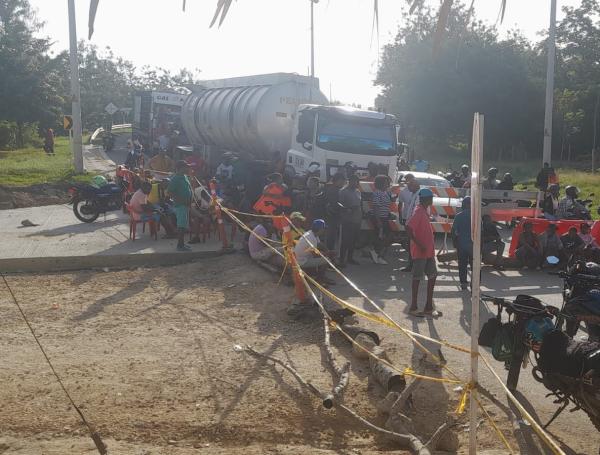 bloqueos en Sucre