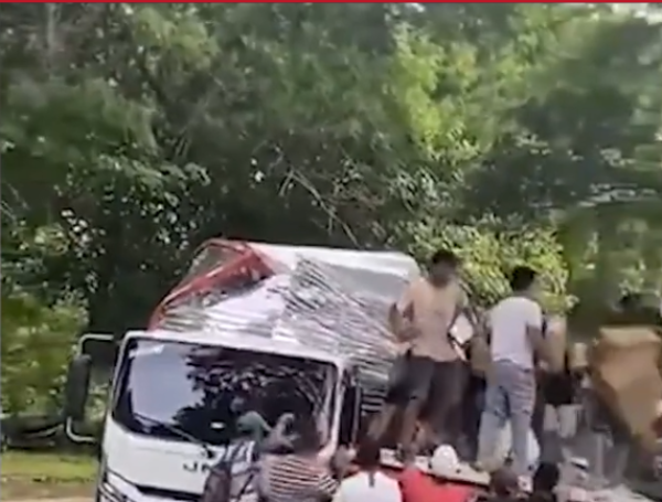 Robo camión en Magangué, Bolívar.