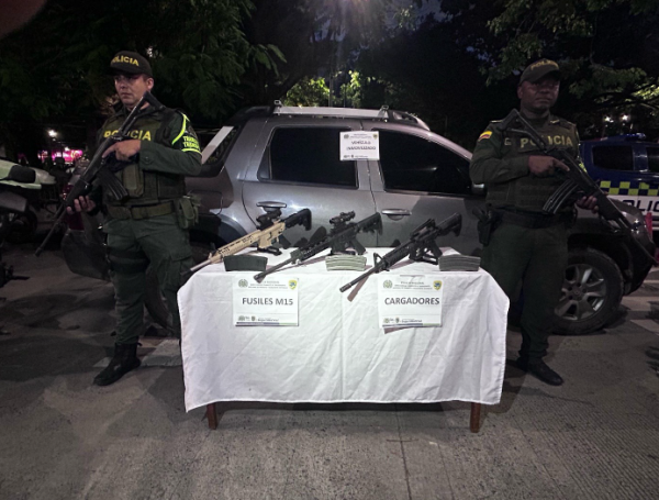 Incautaciones realizadas por la Policía de Antioquia.