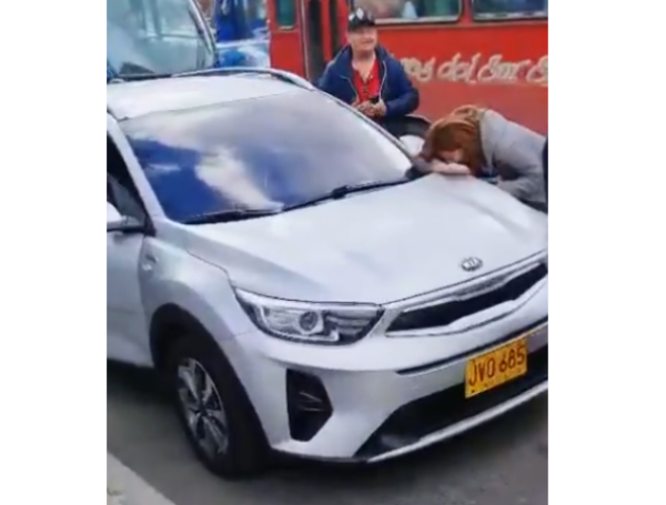 Carro robado en Bogotá