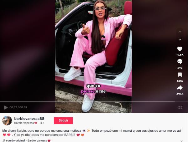 Angie Bonilla habla en TikTok