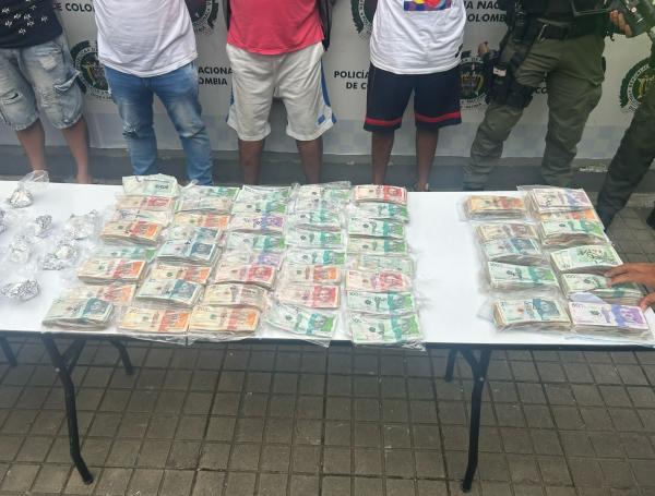 Banda 'los Piratas', capturada por la Policía de Cali.