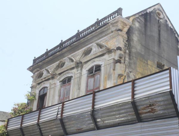 Casas deterioradas en Cartagena