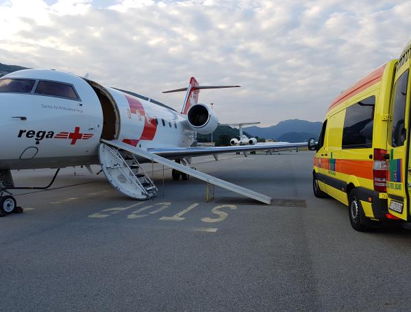 La familia del colombiano busca un traslado a Cali en un avión ambulancia. Imagen de referencia.