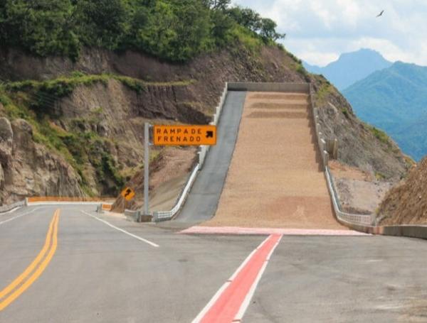 Rampa de frenado en Colombia