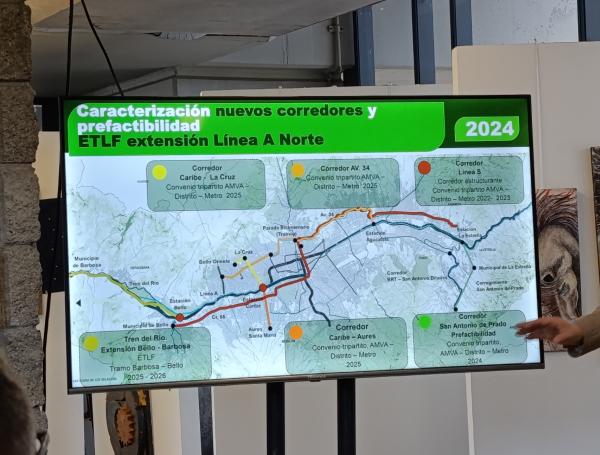 Prefactibilidad de nuevos corredores del Metro de Medellín.