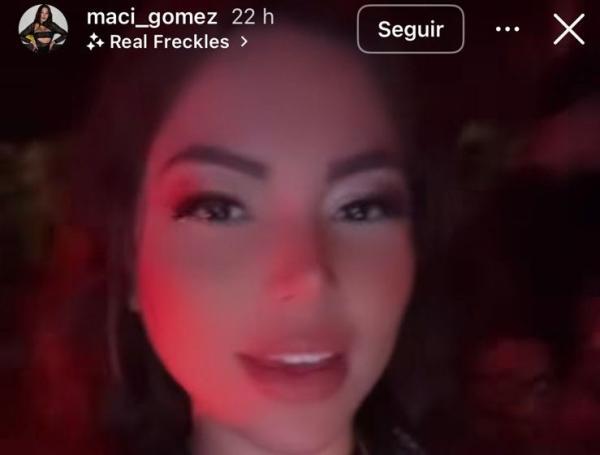 Captura Instagram @Maci_gomez