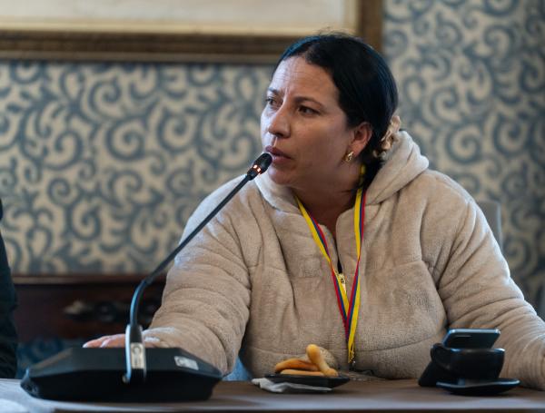 Canciller Sarabia se reunió con familiares de colombianos detenidos en Venezuela.