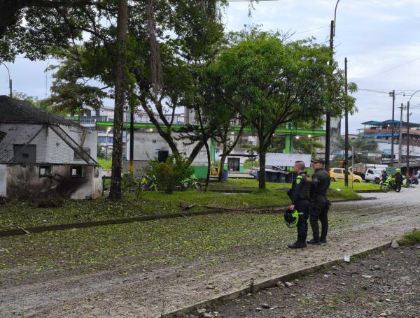 Explosión en inmediaciones de un CAI de la Policía en Buenaventura.