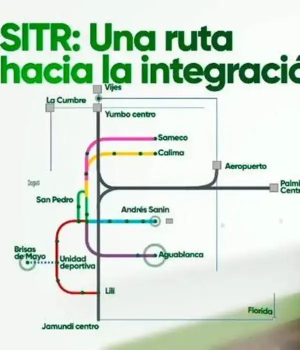 El tren de cercanías en el Valle del Cauca