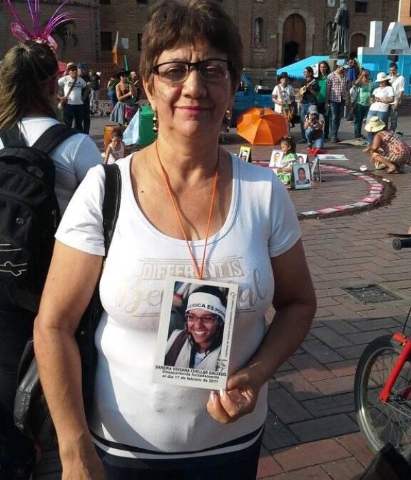 María Elena Gallego, mamá de Sandra Viviana Cuéllar.