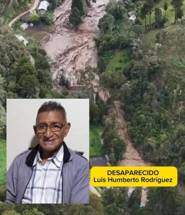 Otro desaparecido es Luis Alberto Rodríguez Sánchez.