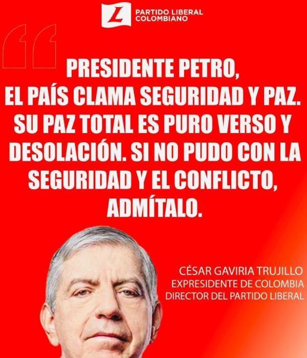 El exmandatario fue crítico con el decreto de conmoción interior en el Catatumbo.