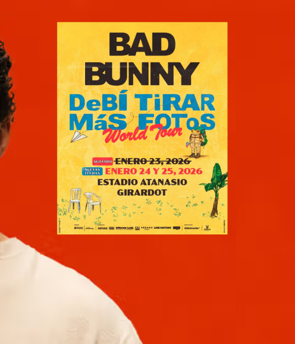 Bad Bunny anunció dos nuevas fechas para sus conciertos en Medellín.