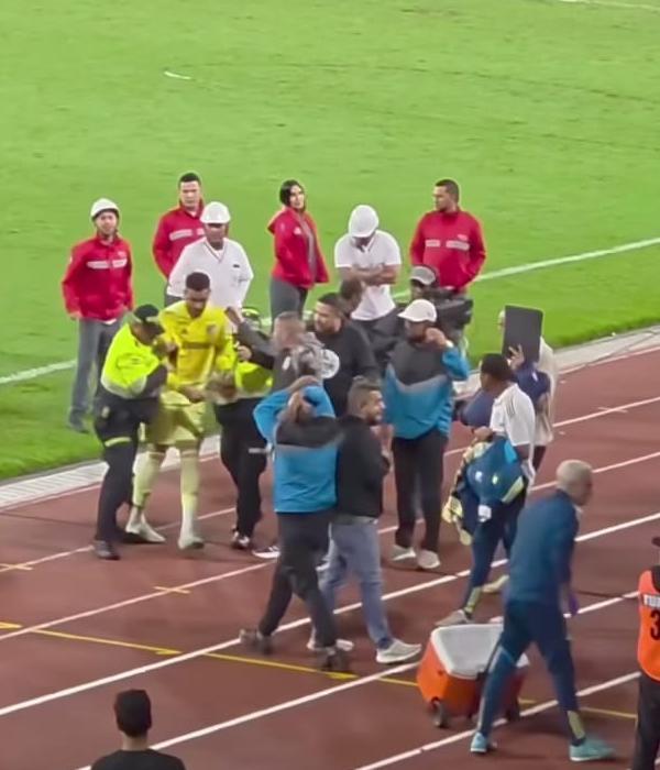 Altercado de Álvaro Montero con la Policía en Manizales