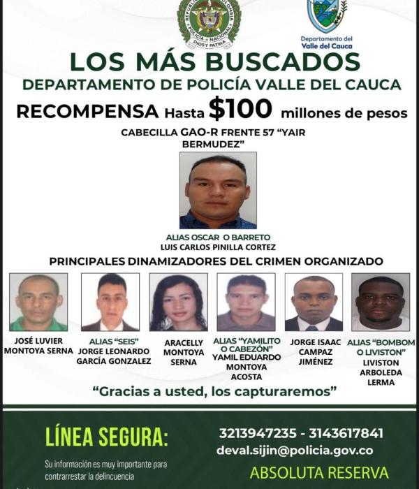 Alias El Seis sigue en el cartel de los más buscados. 'Yamilito' fue capturado.