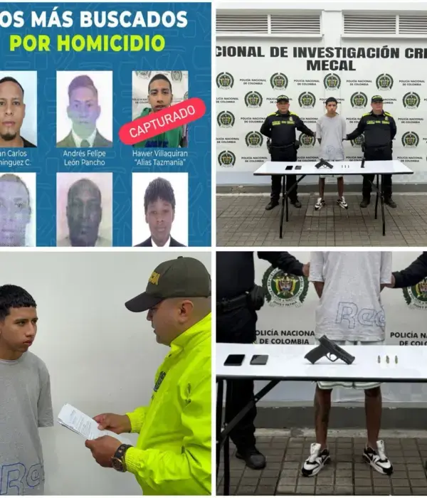 Capturados en Cali, entre los más buscados.