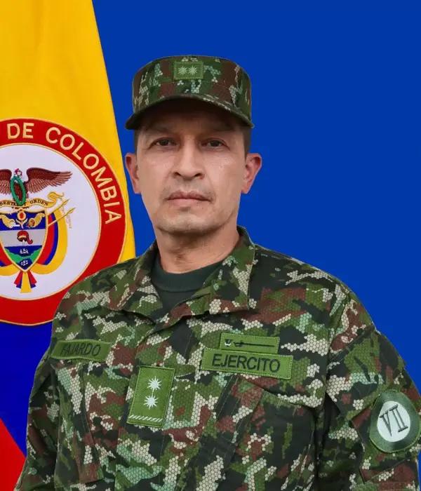 Juan Carlos Fajardo, comandante de la Séptima División del Ejército.