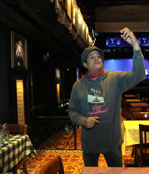 Carlos Vives en el espacio de su Cumbia House.