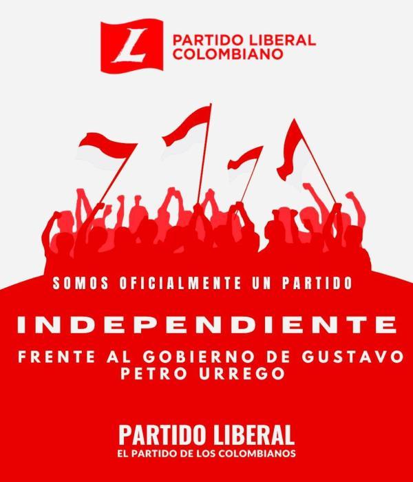 Partido Liberal se va a la independencia