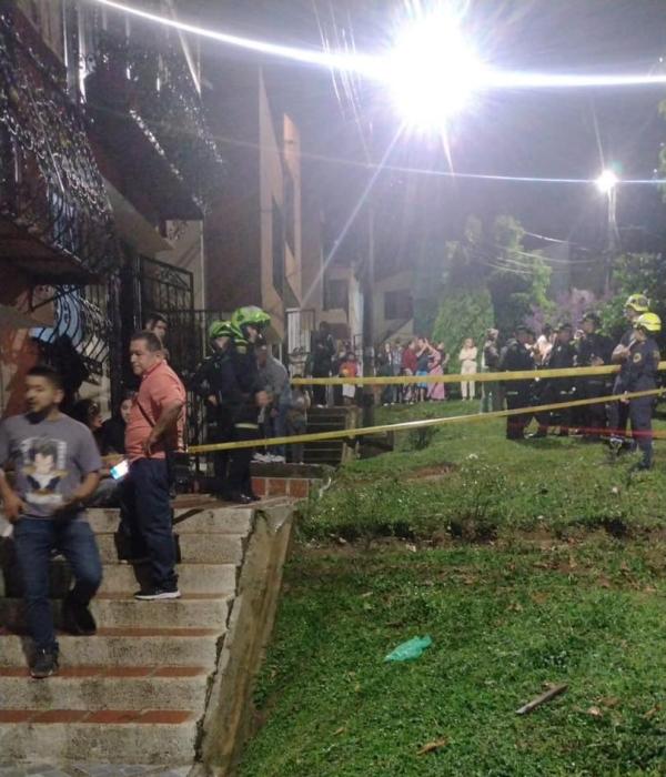 En esta vivienda del corregimiento de San Antonio de Prado se produjo el crimen.