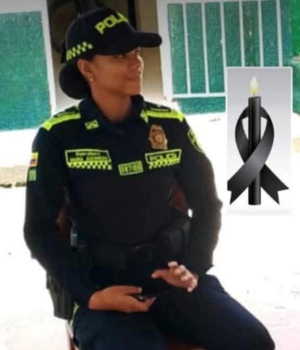 Patrullera de la Policía Nacional María Alejandra Guerrero Montiel