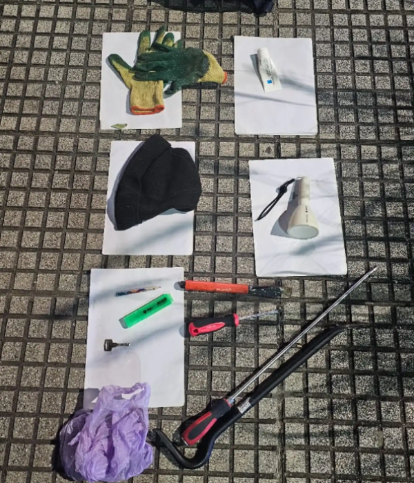 Material incautado
