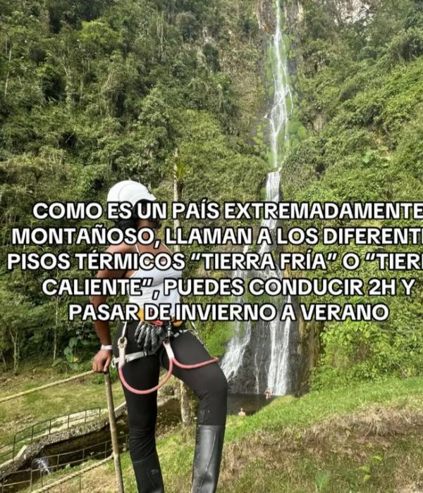 La joven ha realizado senderismo y actividades extremas en diferentes partes del país.